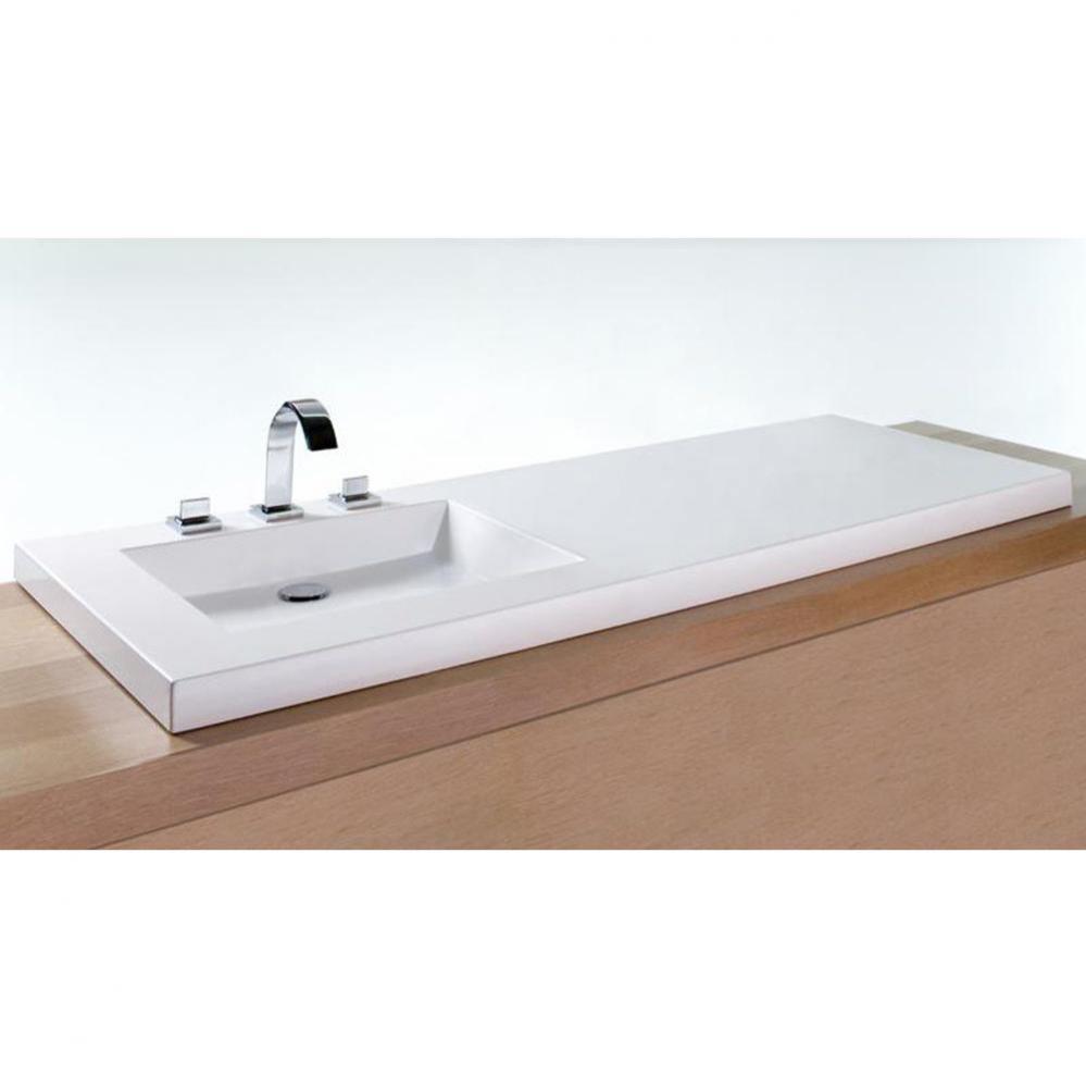 Lav - Cube - 60 X 22 X 2 - Right - White Matte