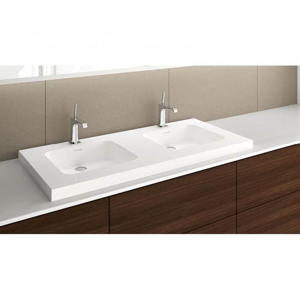 Lav - Deco - 48 X 22 X 2 - White Matte