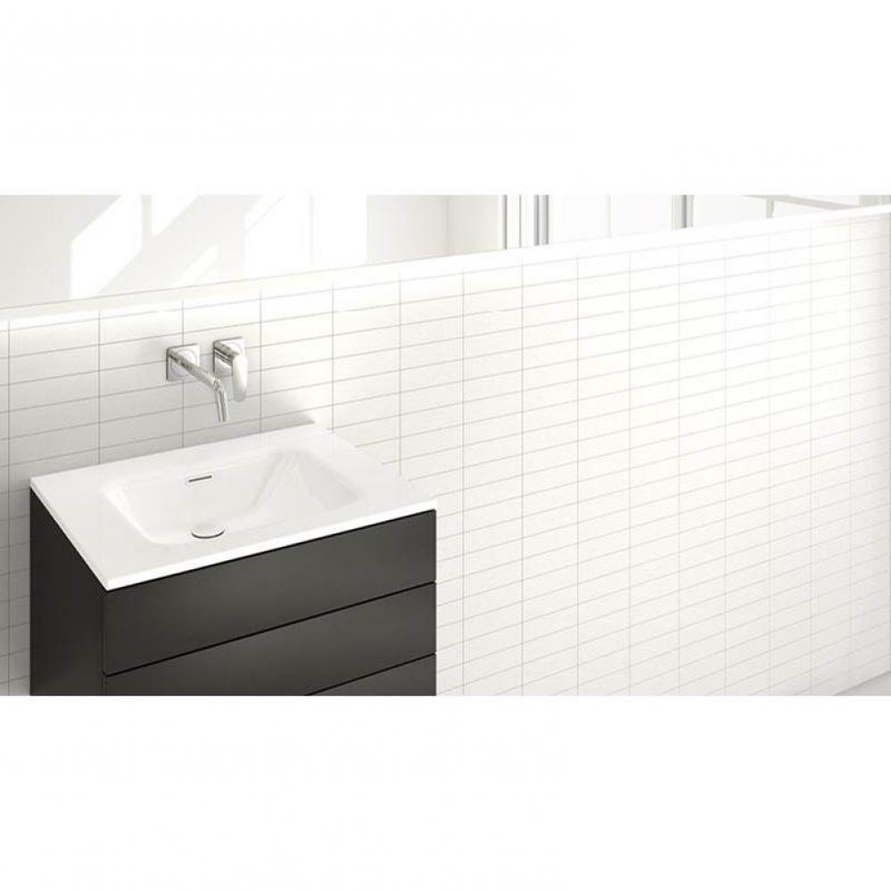 Lav - Element - 24 X 20 X 5/8 - 1 Hole - White Matte
