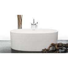 Wet Style BBE02-L-BNNT-MA - Be Bath 66 X 34 X 22 - Fs  - Built In Nt O/F & Bn Drain - White Matte