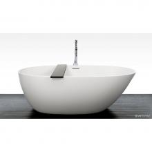 Wet Style BBE01-L-BNNT-MA - Be Bath 66 X 34 X 22 - Fs  - Built In Nt O/F & Bn Drain - White Matte