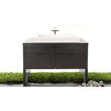 Wet Style F-12442-1 - Furniture ''F'' - 24 X 42 - Four Drawers - Oak Natural