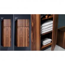 Wet Style M16LNR-2 - Furniture ''M'' - Linen Cabinet 16 X 60 - Right Hinges - Oak Wenge