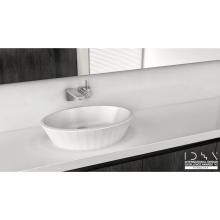 Wet Style VCR821A-O-MB-MA - Lav - Couture - 21 X 15 X 4 - Above Mount Vessel - Mb O/F - White Matte