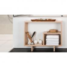 Wet Style S1914-5 - Furniture Niche - Fs - 26 X 19 1/4 - For Bc11 Bath - Oak White