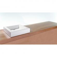 Wet Style VC18-O-BN-MA - Lav - Cube - 18 X 18 X 4 - Bn O/F - White Matte