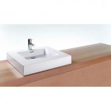 Wet Style VC24-O-NT-MA - Lav - Cube - 24 X 22 X 4 - Nt O/F - White Matte