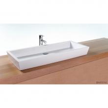 Wet Style VC836A-MA - Lav - Cube - 36 X 15 X 4 - Above Mount Vessel - White Matte