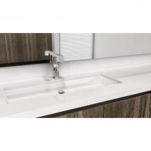 Wet Style VC836U-O-MB-MA - Lav - Cube - 36 X 15 X 4 - Undermount Vessel - Mb O/F - White Matte
