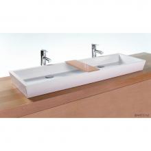 Wet Style VC848A-MA - Lav - Cube - 48 X 15 X 4 - Above Mount Vessel - White Matte