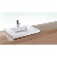 Wet Style VCMS24-1-MA - Lav - Cube Metro - 24 X 18 X 2 - White True High Gloss