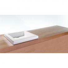 Wet Style VCS18-O-BN-MA - Lav - Cube - 18 X 18 X 2 - Bn O/F - White Matte