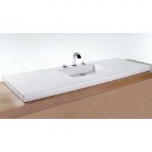 Wet Style VCS60C-O-PC-MA - Lav - Cube - 60 X 22 X 2 - Center - Pc O/F - White Matte