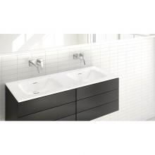 Wet Style VELXS48-O-1-PC-MA - Lav - Element - 48 X 20 X 5/8 - Pc O/F - 1 Hole Per Drain - White Matte