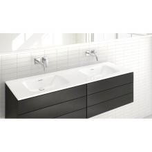 Wet Style VELXS60-GA - LAV - ELEMENT - 60 X 20 X 5/8 - WHITE TRUE HIGH GLOSS