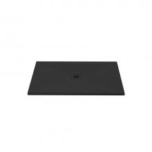 Wet Style DFL4836C-BS-2C - Shower Base - Feel - 48 X 36 - Center Drain - Black Slate - 2 Cuts