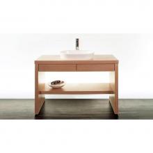 Wet Style Z-12042-16 - Furniture ''Z'' - 20 X 42 - Two Drawers - Walnut Chocolate