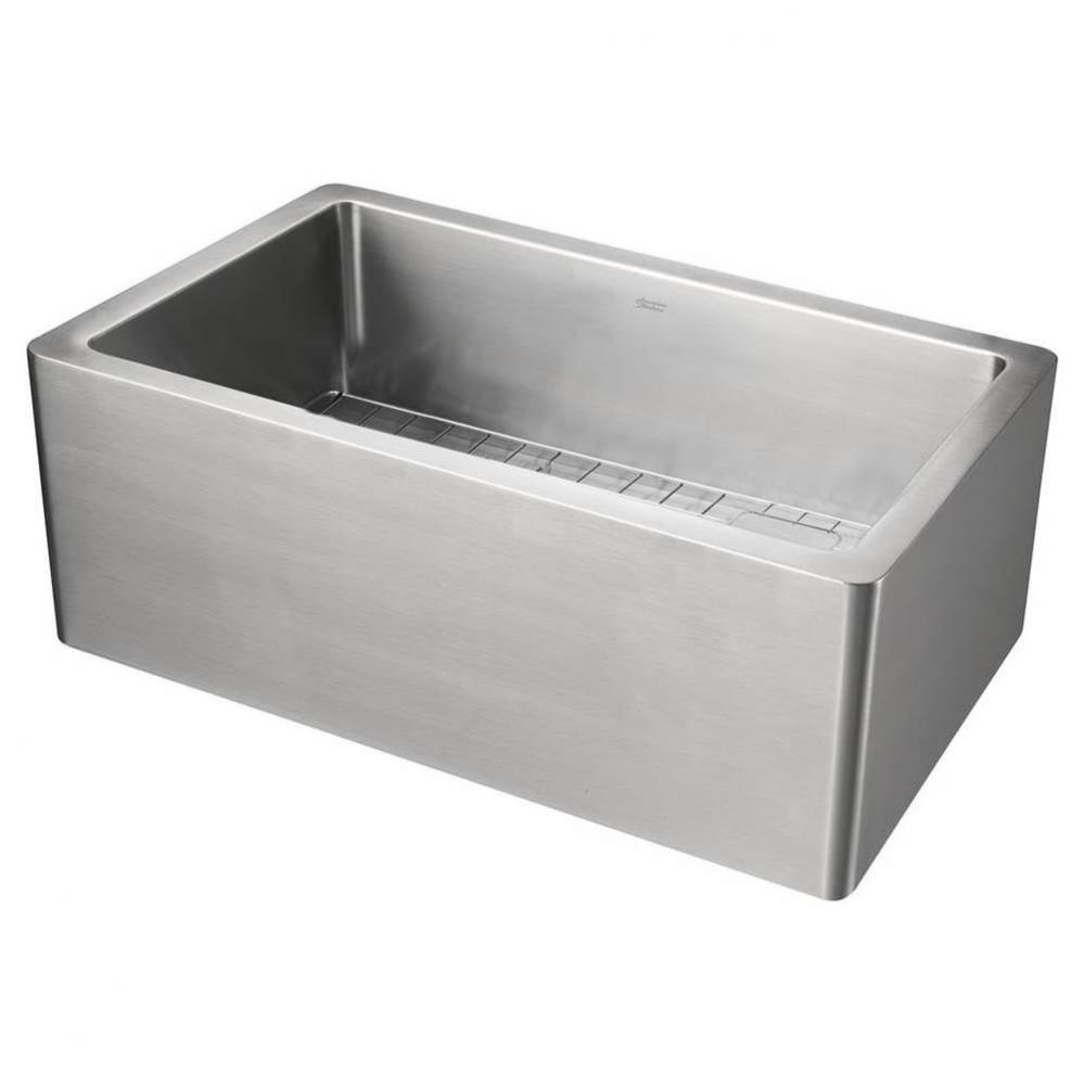 Avery® 30 x 20-Inch Stainless Steel Undermount or Flush Mount Single Bowl Apron Front Kitchen