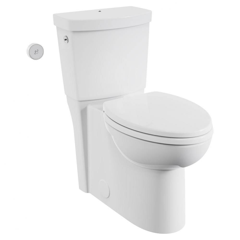 Cadet Touchless Chair Height Elongated Skirted Toilet with Seat and Locking Device