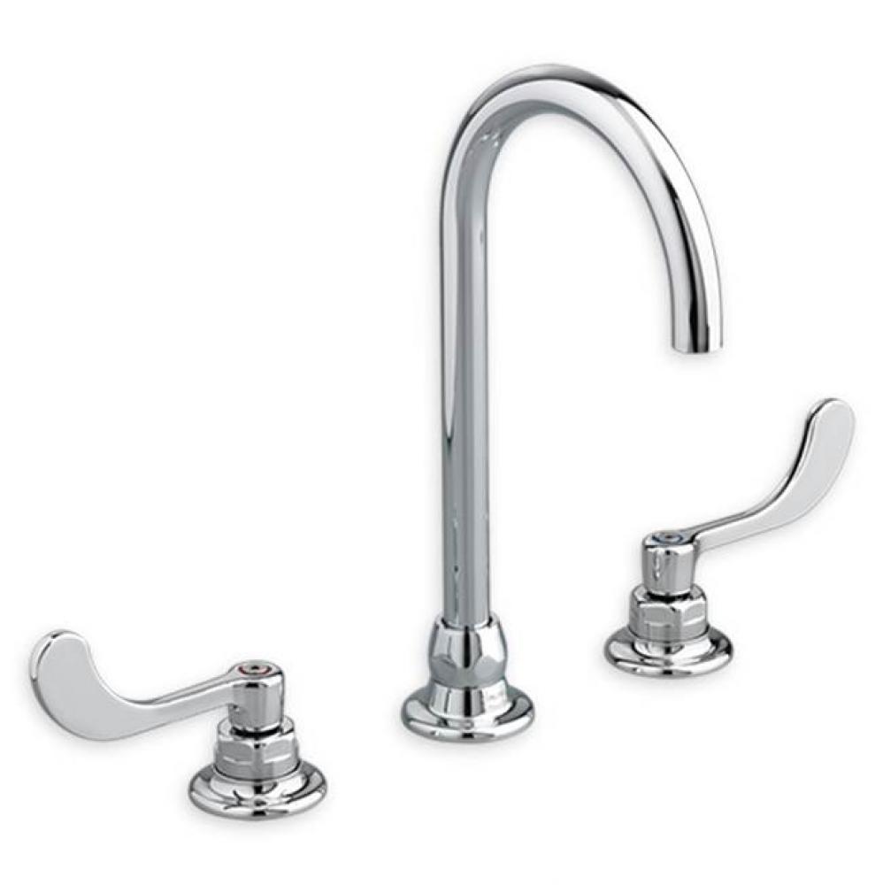 Monterrey® 8-inch Widespread Gooseneck Faucet With Wrist Blade Handles 1.5 gpm/5.7 Lpm Lamina