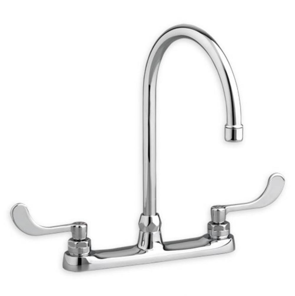 Monterrey® Top Mount Kitchen Faucet With Gooseneck Spout and Wrist Blade Handles 1.5 gpm/5.7