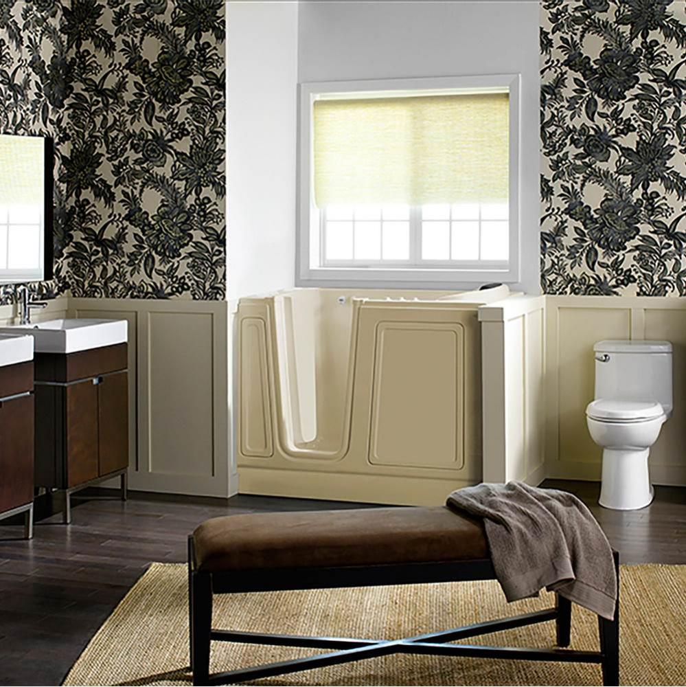 Acrylic Luxury Series 30 x 51 -Inch Walk-in Tub With Combination Air Spa and Whirlpool Systems - L