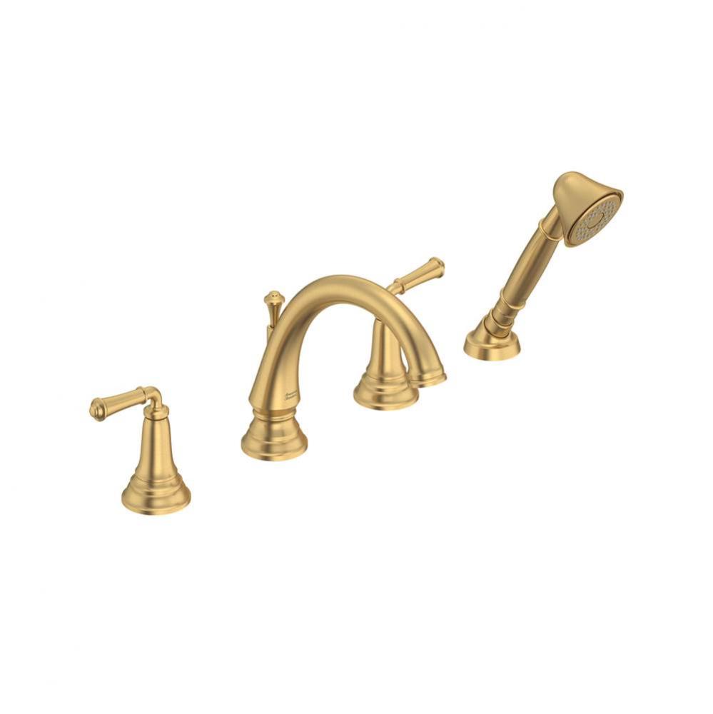 Delancey® Bathtub Faucet With  Lever Handles and Personal Shower for Flash® Rough-In Val