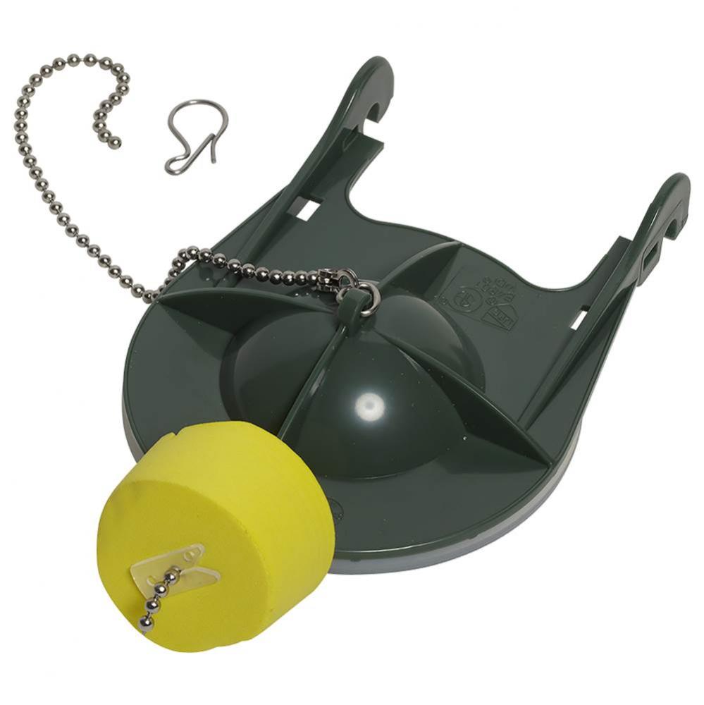 High Efficiency Toilet Flapper Assembly with Float