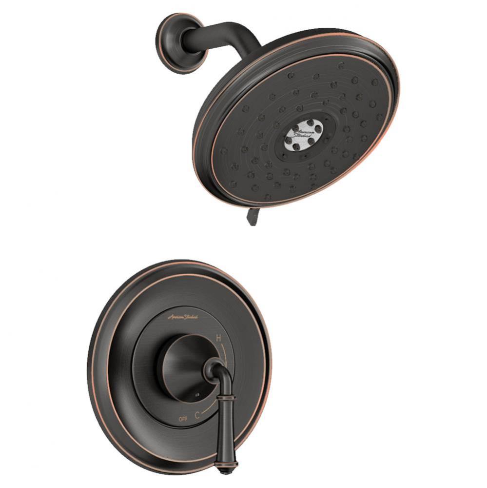 Delancey® 1.8 gpm/6.8 L/min Shower Trim Kit With Water-Saving 4-Function Showerhead and Lever
