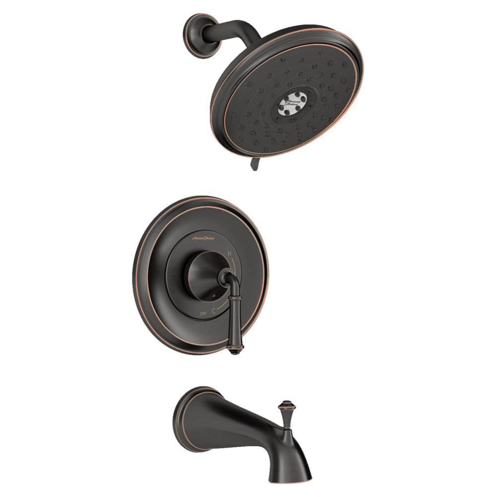 Delancey® 1.8 gpm/6.8 L/min Tub and Shower Trim Kit With Water-Saving 4-Function Showerhead a