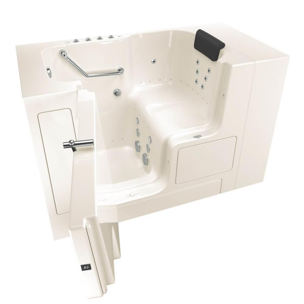 Gelcoat Premium Series 32 x 52 -Inch Walk-in Tub With Combination Air Spa and Whirlpool Systems -