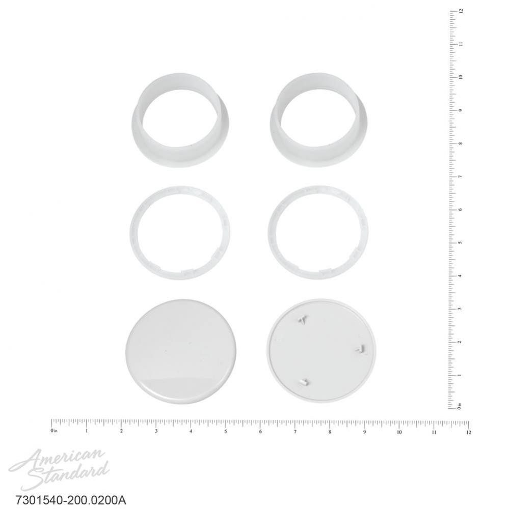 Bolt Cap Cover Replacement Kit for Concealed Trap Bowl