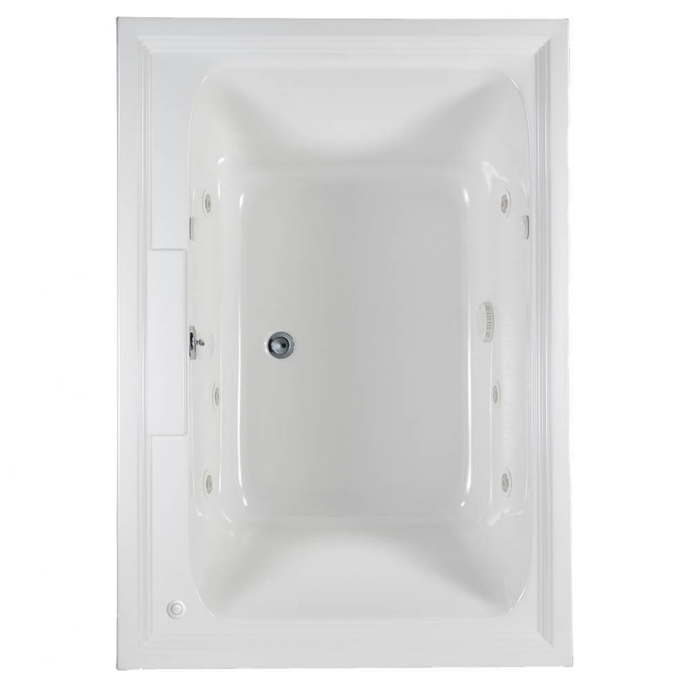 Town Square® 60 x 42-Inch Drop-In Bathtub With EcoSilent® EverClean® Hydromassage S