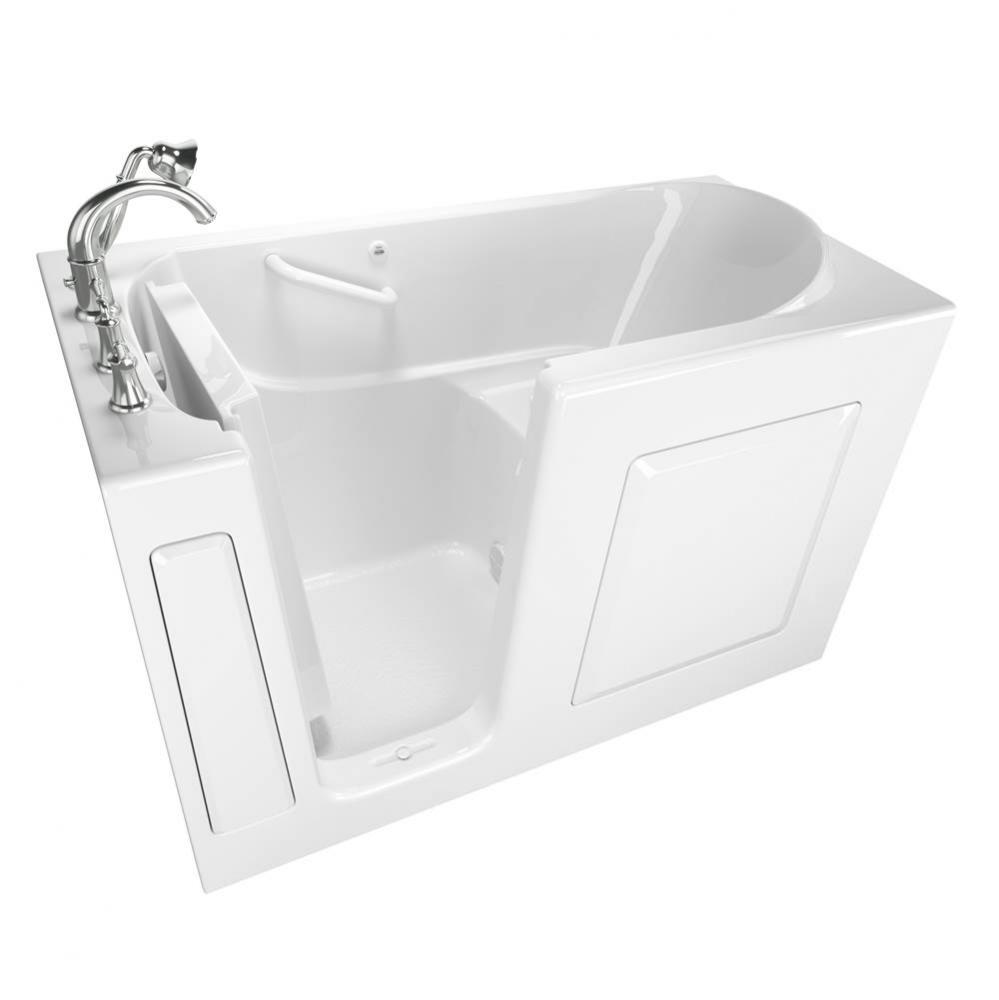 Gelcoat Value Series 30 x 60 -Inch Walk-in Tub With Soaker System - Left-Hand Drain With Faucet