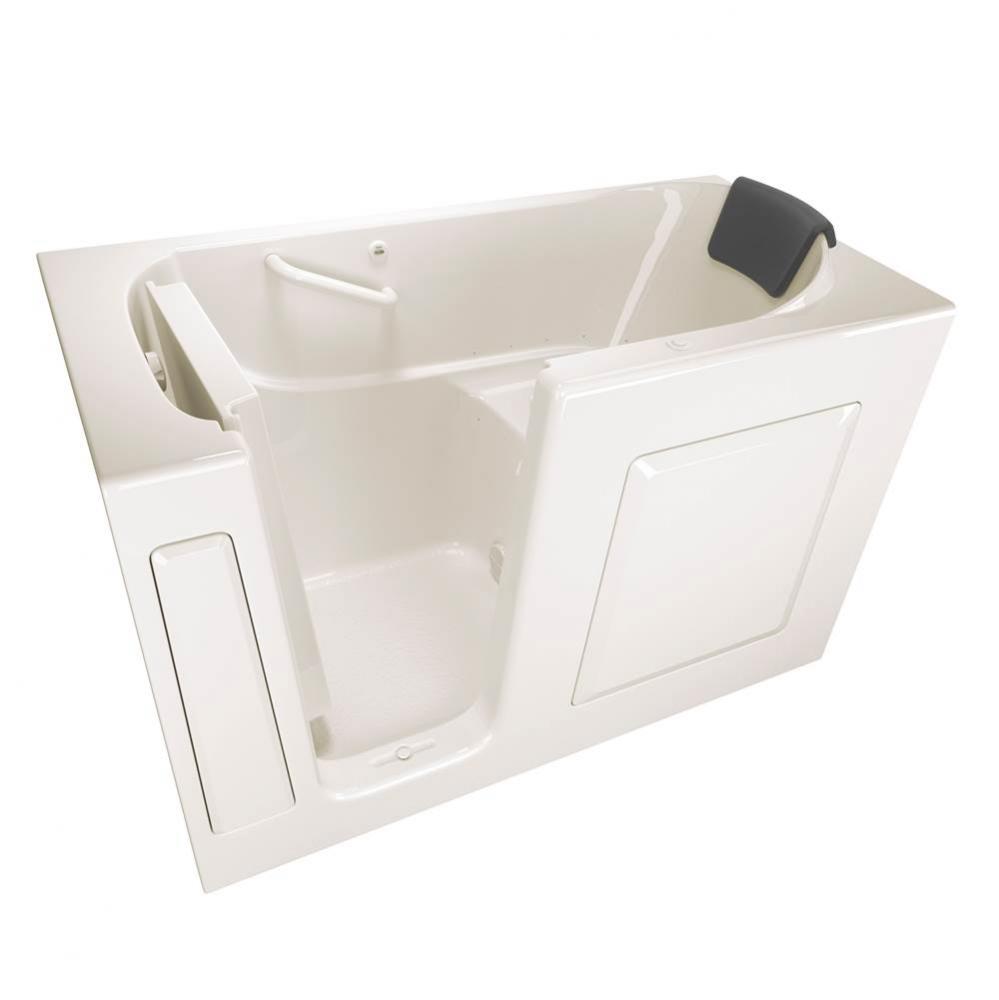 Gelcoat Premium Series 30 x 60 -Inch Walk-in Tub With Air Spa System - Left-Hand Drain