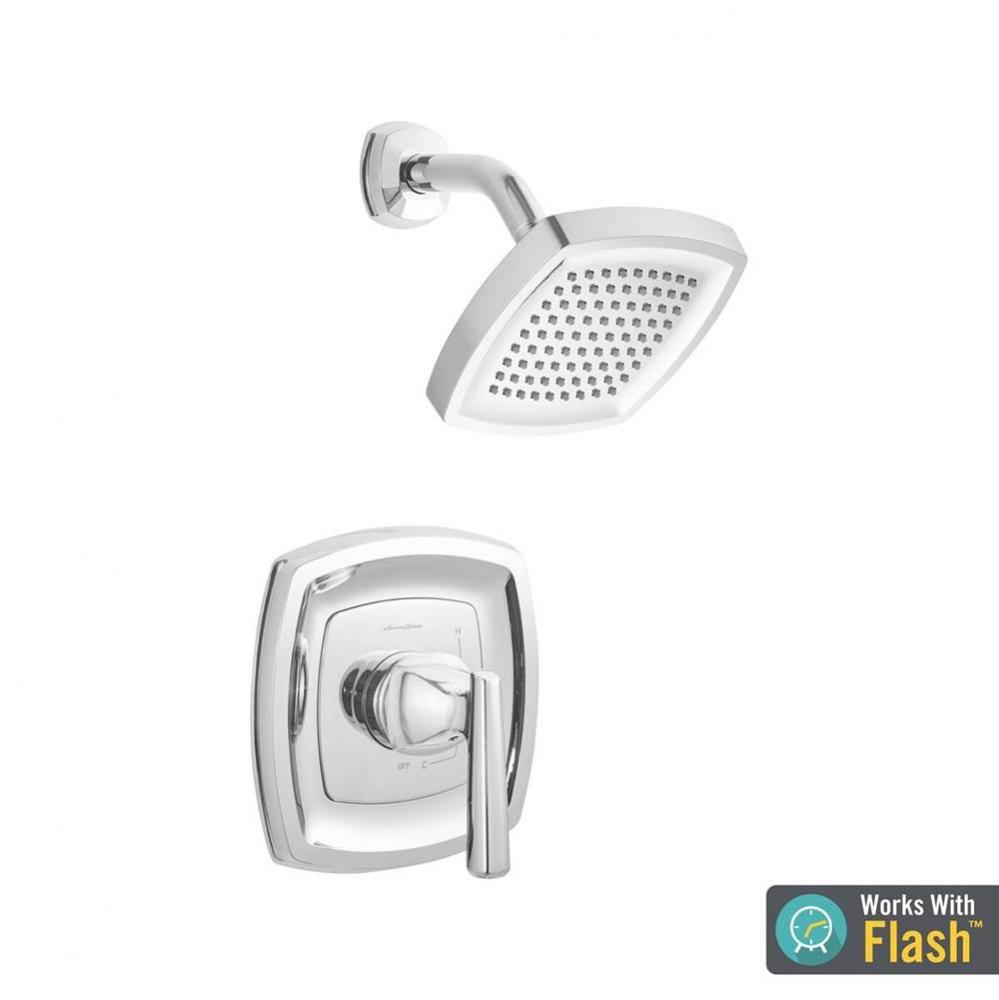 Edgemere® 1.8 gpm/6.8 L/min Shower Trim Kit With Water-Saving Showerhead, Double Ceramic Pres
