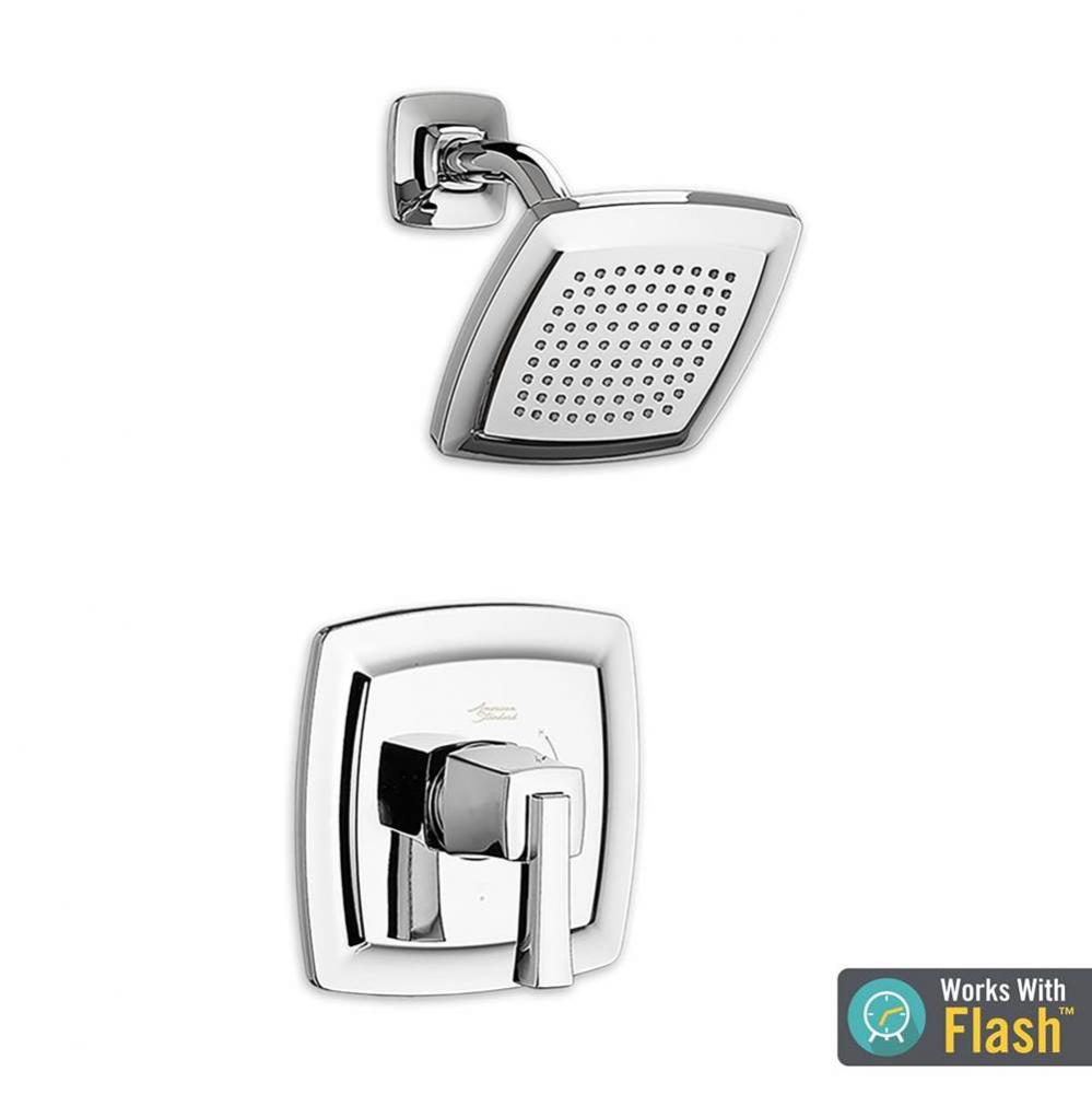 Townsend® 2.5 gpm/9.5L/min Shower Trim Kit With Rain Showerhead, Double Ceramic Pressure Bala