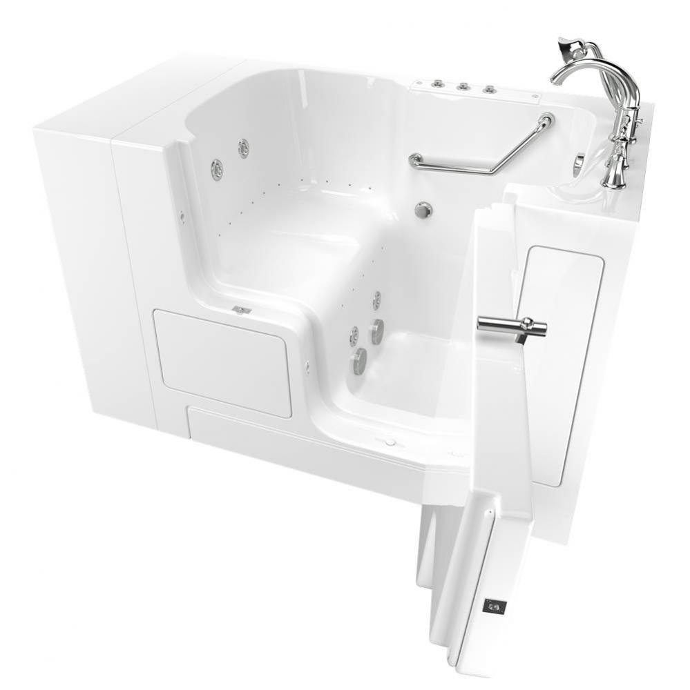 Gelcoat Value Series 32 x 52 -Inch Walk-in Tub With Combination Air Spa and Whirlpool Systems - Ri