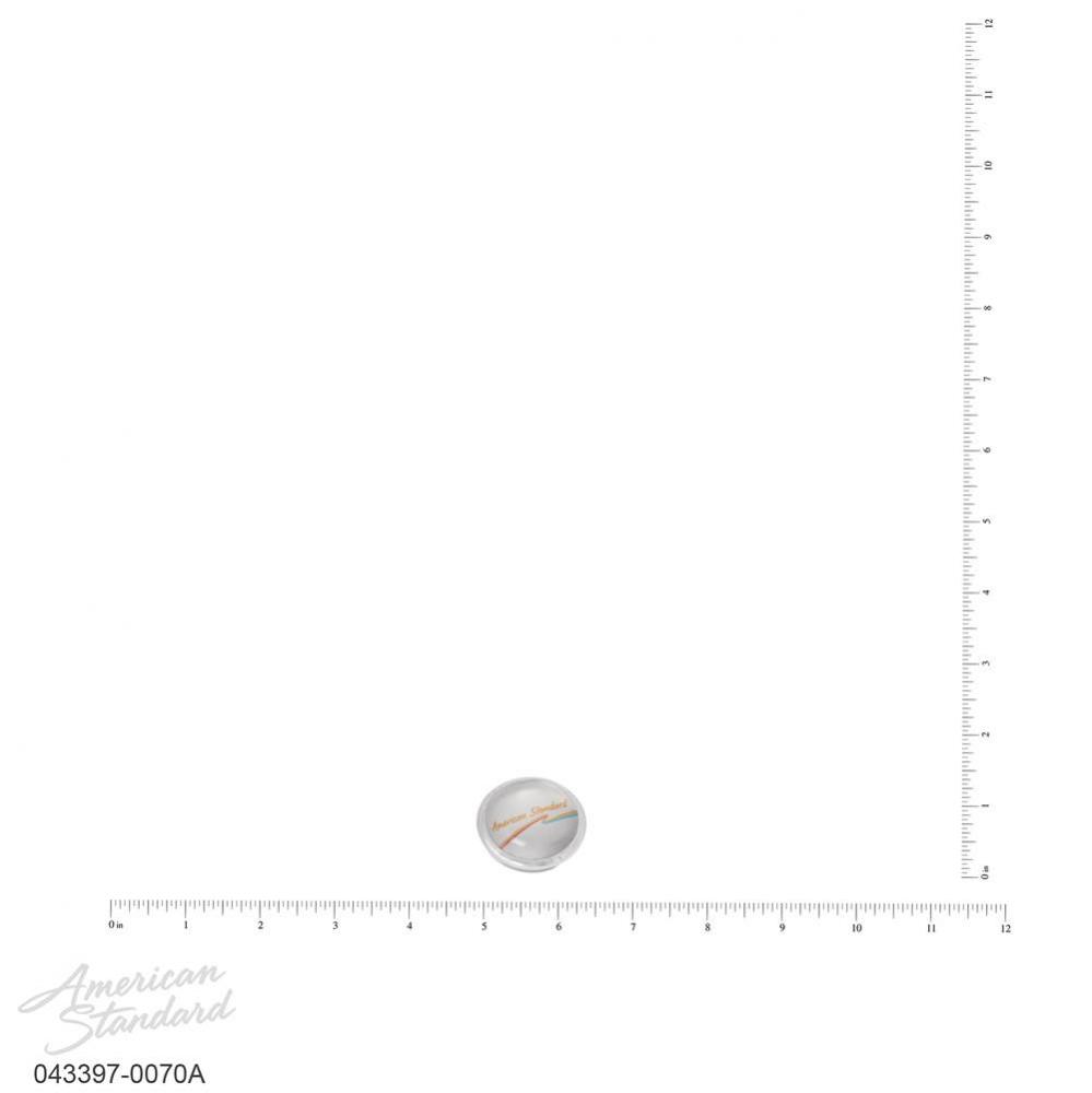 Domed Faucet Index Button (Set of 2)