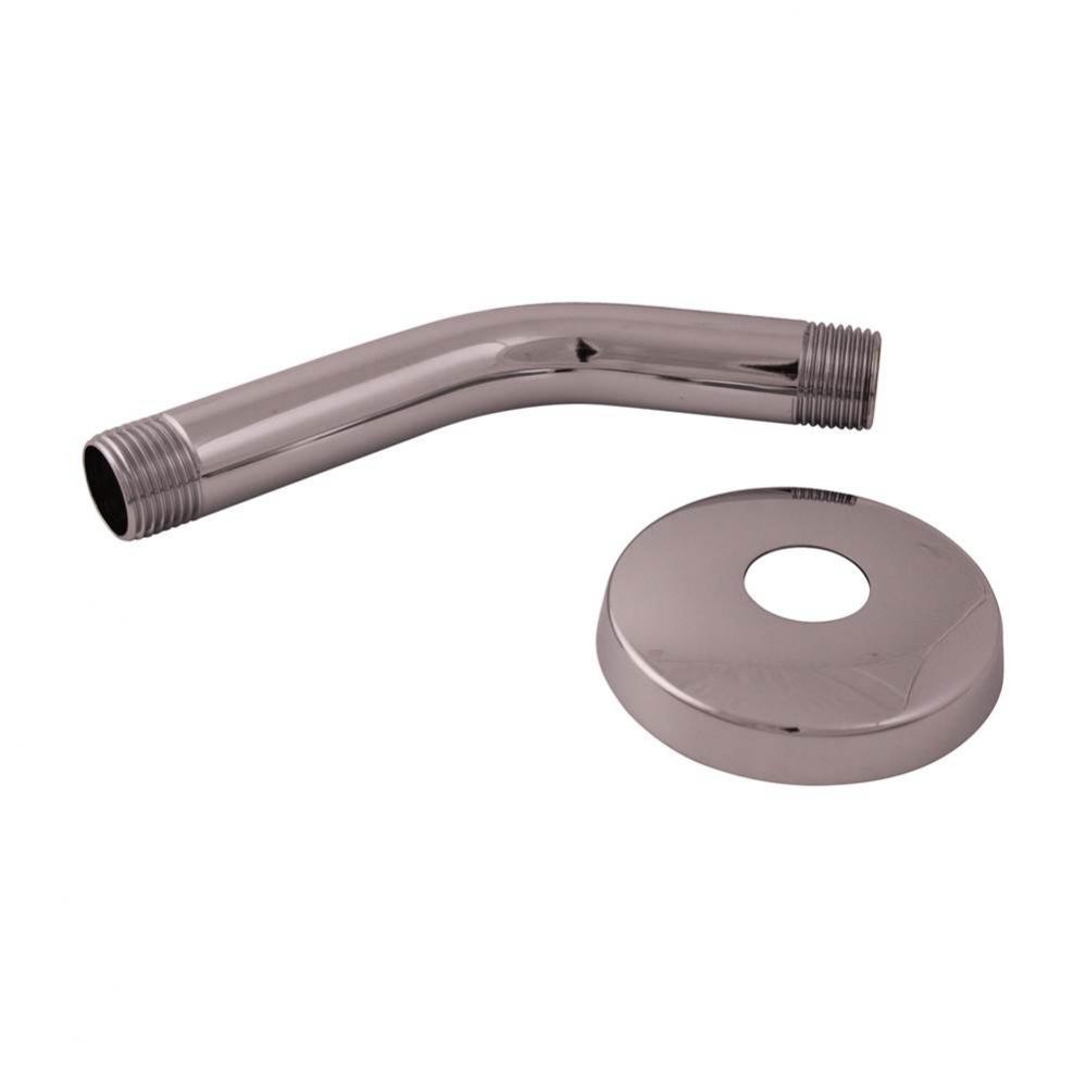 Shower Arm and Escutcheon, Polished Chrome