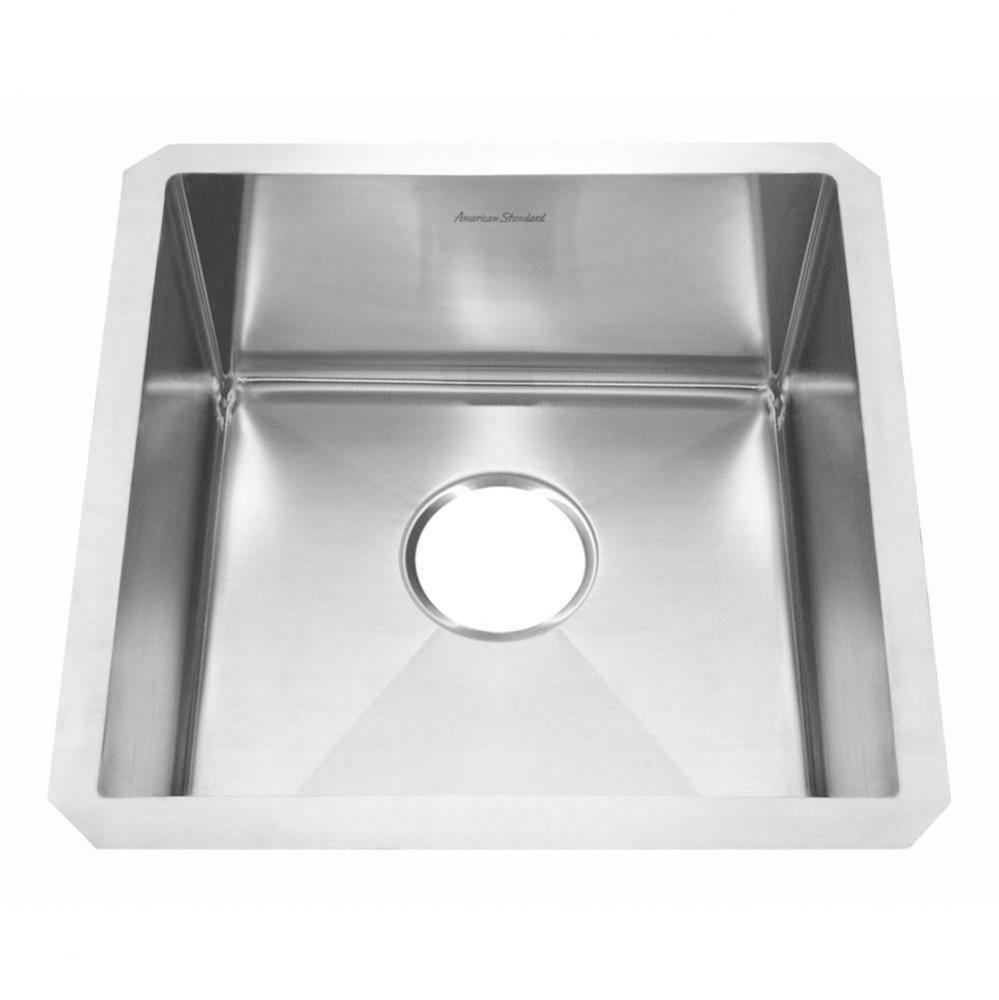 Pekoe® 17 x 17-Inch Stainless Steel Undermount Single-Bowl Kitchen Sink
