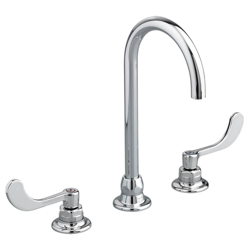 Monterrey® 8-Inch Widespread Gooseneck Faucet With Wrist Blade Handles 0.35 gpm/1.3 Lpm