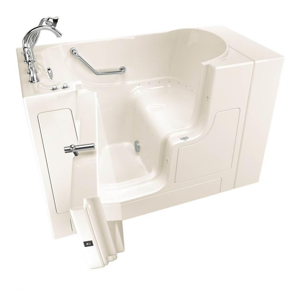 Gelcoat Value Series 30 x 52 -Inch Walk-in Tub With Air Spa System - Left-Hand Drain With Faucet