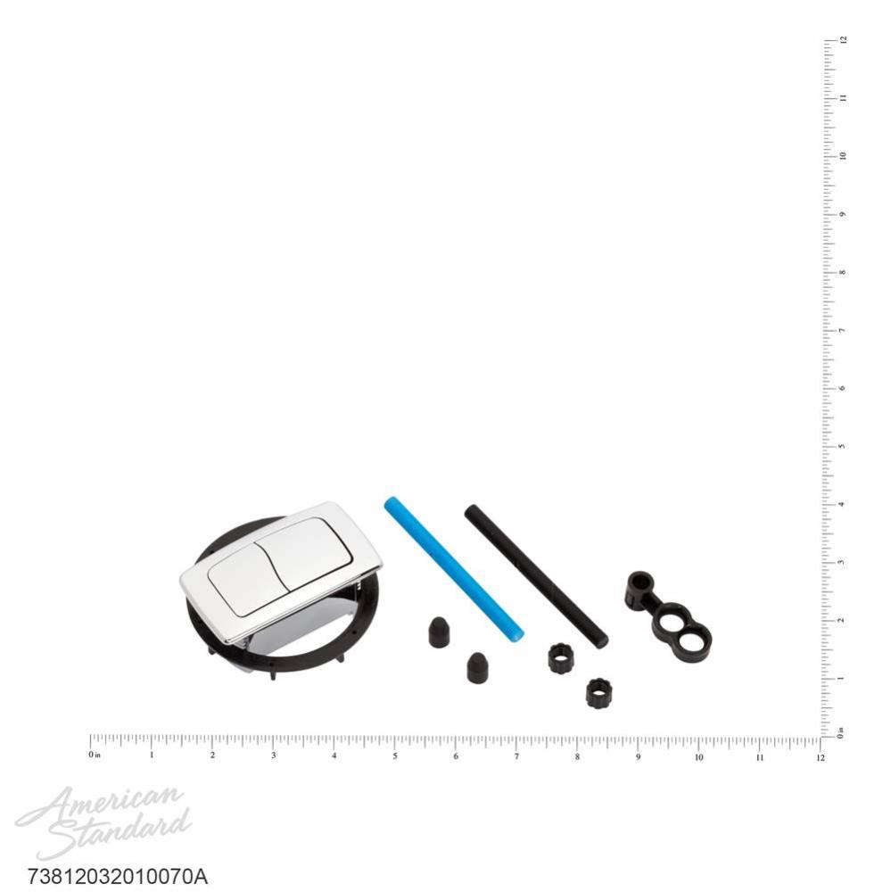 Top Mount Dual Flush Push Button