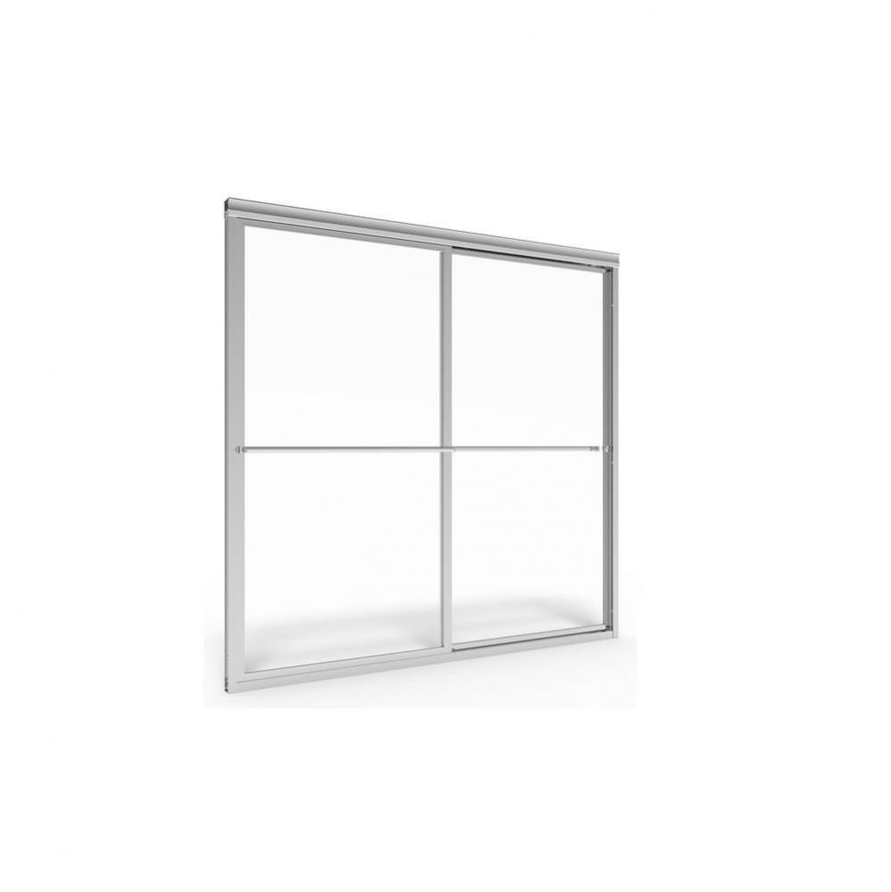 Prestige 58-1/2-Inch Height Framed Sliding Tub Door