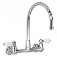 American Standard 7293252.002 - Heritage® 2-Handle Wall Mount Kitchen Faucet 2.2 gpm/8.3 L/min