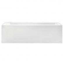 American Standard 2574102.020 - Studio® 60 x 32-Inch Integral Apron Bathtub Above Floor Rough With Right-Hand Outlet
