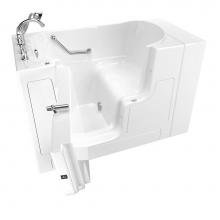 American Standard 3052OD.709.SLW-PC - Gelcoat Value Series 30 x 52 -Inch Walk-in Tub With Soaker System - Left-Hand Drain With Faucet