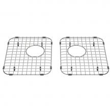 American Standard 8416000.075 - Quince® 33 x 22-Inch Double Bowl Kitchen Sink Grid - Set of 2