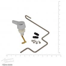 American Standard 738254-0020A - Left Hand Trip Lever for Pressure Assist 4086 Toilet Tank